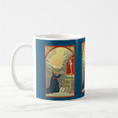 Mug St. Camillus prier avant un crucifix (M 020) (Gauche)