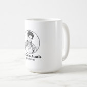 Mug St. Carlo Acutis Conception religieuse d'icônes et (Devant droit)