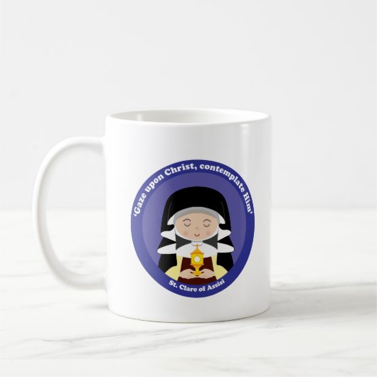 Mug St Clare d'Assisi (Gauche)
