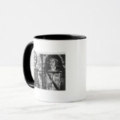 Mug St Denis donnant l'oriflamme au chevalier clément (Devant gauche)