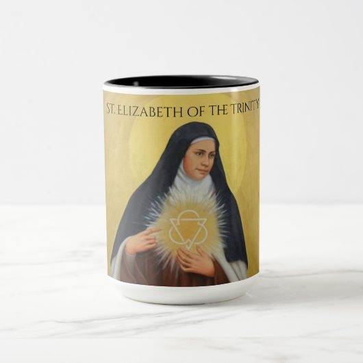 Mug St Elizabeth de la nonne de Carmélite de trinité (Centre)