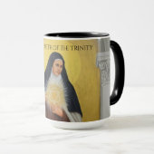 Mug St Elizabeth de la nonne de Carmélite de trinité (Devant droit)