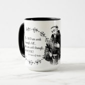 Mug St Francis de citation d'Assisi (Devant gauche)