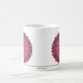 Mug St Francis de citation de droits des animaux (Centre)