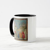 Mug St Francis donne son manteau à un étranger (Devant gauche)