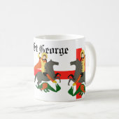 Mug St George et le Dragon et la Croix de St George (Devant droit)