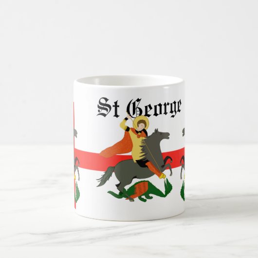 Mug St George et le Dragon et la Croix de St George (Centre)