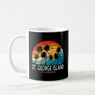 Mug St George Island Floride Palm Tree Plage tropicale