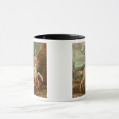 Mug St George massacrant le dragon, (huile sur le (Centre)