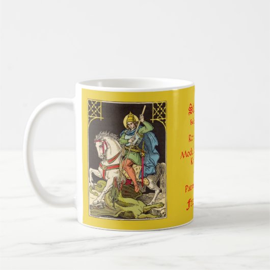 Mug St. George sur le cheval (BS 01) (Gauche)
