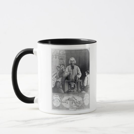 Mug St Jean-Marie Vianney prêchant, 19ème siècle (Gauche)