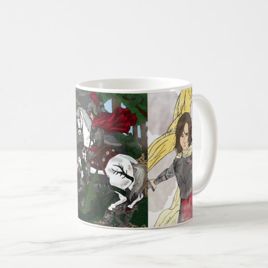 Mug St. Joan of Arc, St. Michael, St. George  (Devant droit)