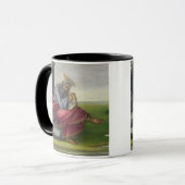 Mug St John le divin sur Patmos, écrivant le livre (Devant gauche)