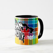 Mug St. John "Love City" Îles Vierges américaines, Mad (Devant droit)