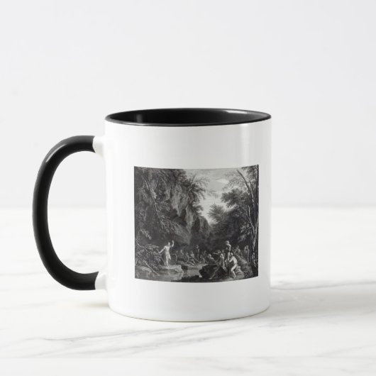 Mug St John prêchant dans la région sauvage (Gauche)
