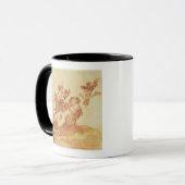 Mug St Joseph adorant l'enfant du Christ (stylo, (Devant gauche)