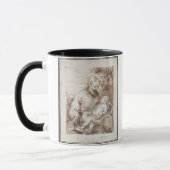 Mug St Joseph avec l'enfant de sommeil du Christ (Gauche)
