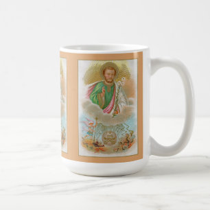 Mug St. Joseph d'après une «carte de pèlerinage» (B 01