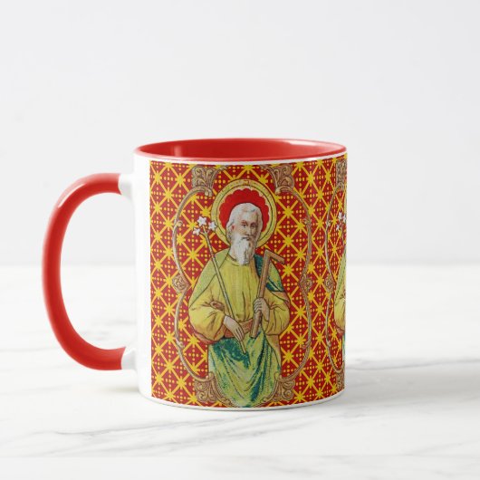 Mug St. Joseph d'une carte de commerce (TC 01) (Gauche)