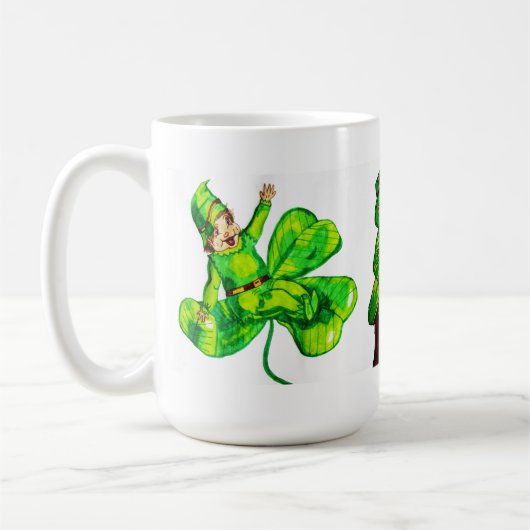 MUG ST. LE BÉBÉ DU JOUR DE PATRICK LEPRECHAUN (Gauche)