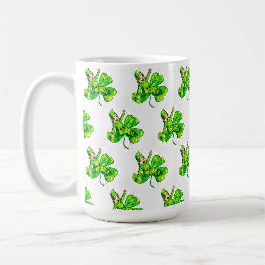 MUG ST. LE BÉBÉ DU JOUR DE PATRICK LEPRECHAUN (Gauche)