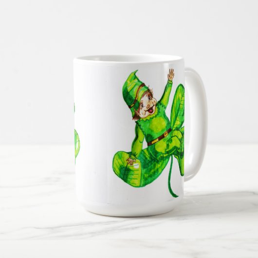 MUG ST. LE BÉBÉ DU JOUR DE PATRICK LEPRECHAUN (Devant droit)