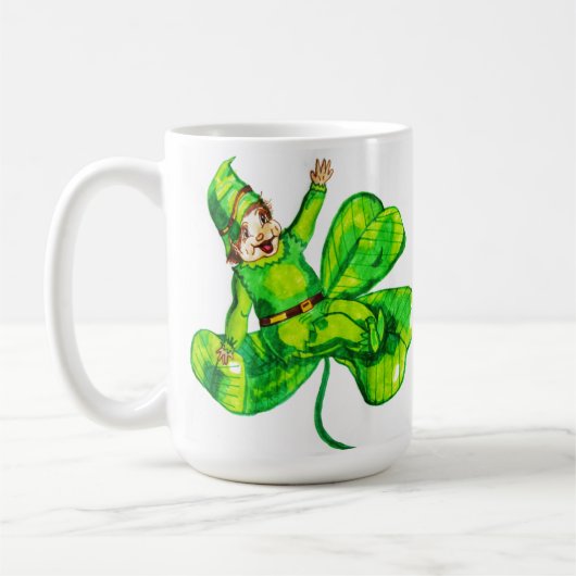 MUG ST. LE BÉBÉ DU JOUR DE PATRICK LEPRECHAUN (Gauche)