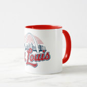 Mug St. Louis Gateway Arch, Classic City Souvenir (Devant droit)