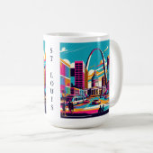 Mug St Louis, Missouri | L'arc de passerelle (Devant droit)