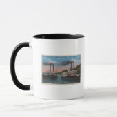 Mug St. Louis, MO - Vue de Natchez et Robert E. Lee (Gauche)
