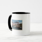 Mug St. Louis, MO - Vue de Natchez et Robert E. Lee (Devant gauche)