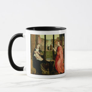 Mug St Luke dessinant un portrait de la Vierge