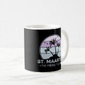 Mug St Martin Le sympathique rétro de l'île Sint Marti (Devant droit)