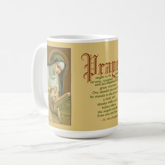 Mug St. Mary Magdalene de Pazzi (JM 45) (Devant gauche)