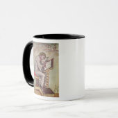 Mug St Matthew, des évangiles d'Ebbo (Devant gauche)