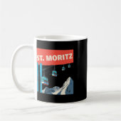 Mug St. Moritz Skiing - Retro St. Moritz Ski (Gauche)