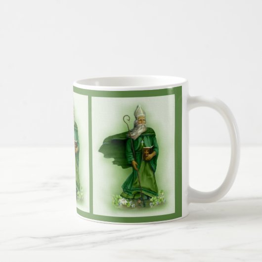 Mug St Patrick Catholic Bishop Irlande Shamrock irland (Droite)