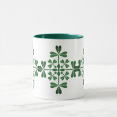 Mug St Patrick Day Irlandais Shamrocks verts (Centre)