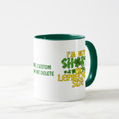 Mug St Patrick Je ne suis pas Petit Je suis de la Tail (Devant droit)