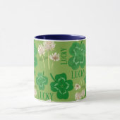 Mug St Patrick’s Day Clavier vert chanceux (Centre)