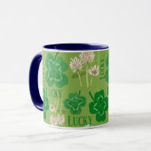Mug St Patrick’s Day Clavier vert chanceux (Devant gauche)