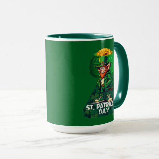 Mug St Patrick’s Day Pot of Gold - caneca (Devant droit)