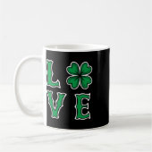 Mug St. Patricks Day Amour Enseignant Festivals Irland (Gauche)