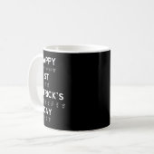 Mug St Patrick's Day Asl Sensibilisation des sourds (Devant gauche)