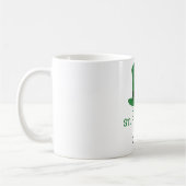 Mug St. Patrick's Day casquette vert irlandais Shamroc (Gauche)