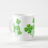 Mug St. Patrick's Day Clover + vos idées (Devant gauche)