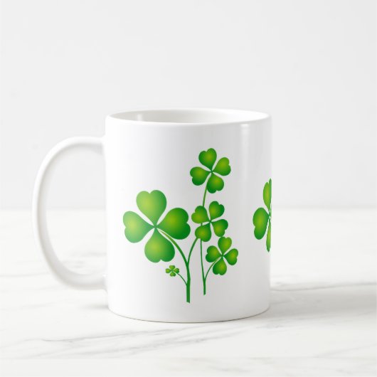 Mug St. Patrick's Day Clover + vos idées (Gauche)