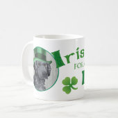 Mug St. Patrick's Day Curly-Coated Retriever (Devant gauche)