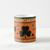 Mug St. Patrick's Day Grands Shamrocks et fleurs (Centre)