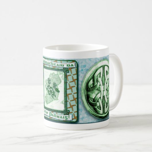 Mug St. Patrick's Day Greeting v. 2 Coffee Mug. (Devant droit)